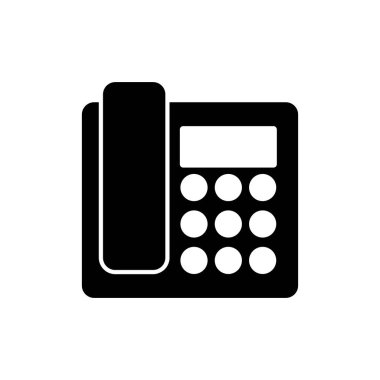 Telefon simgesi, vektör illüstrasyon tasarımı