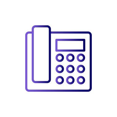 Telefon simgesi, vektör illüstrasyon tasarımı