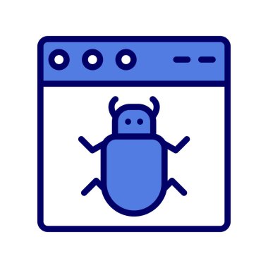 Web tarayıcı simgesi, vektör illüstrasyon tasarımı