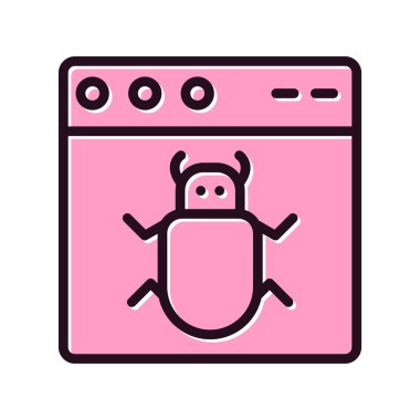 Web tarayıcı simgesi, vektör illüstrasyon tasarımı