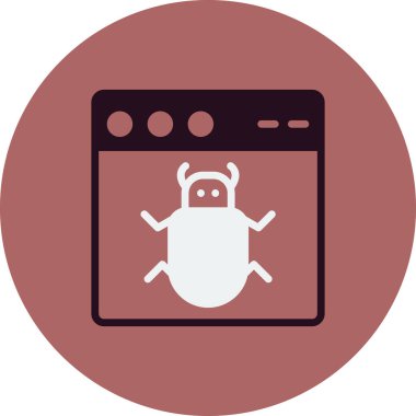 Web tarayıcı simgesi, vektör illüstrasyon tasarımı