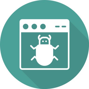 Web tarayıcı simgesi, vektör illüstrasyon tasarımı