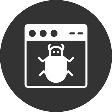 Web tarayıcı simgesi, vektör illüstrasyon tasarımı