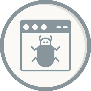 Web tarayıcı simgesi, vektör illüstrasyon tasarımı