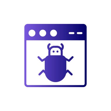 Web tarayıcı simgesi, vektör illüstrasyon tasarımı