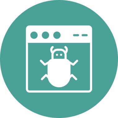 Web tarayıcı simgesi, vektör illüstrasyon tasarımı