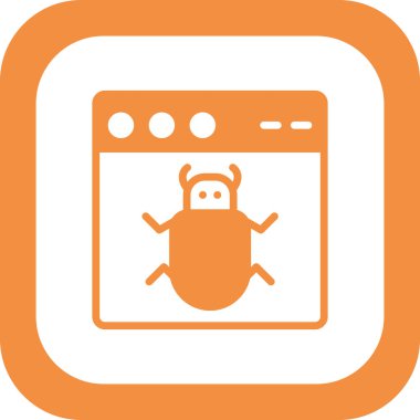 Web tarayıcı simgesi, vektör illüstrasyon tasarımı