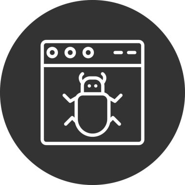 Web tarayıcı simgesi, vektör illüstrasyon tasarımı