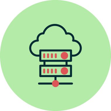 Bulut hesaplama. Web simgesi