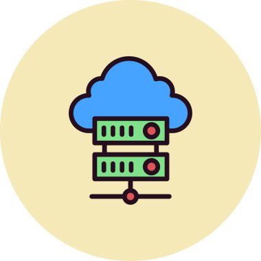 Bulut hesaplama. Web simgesi