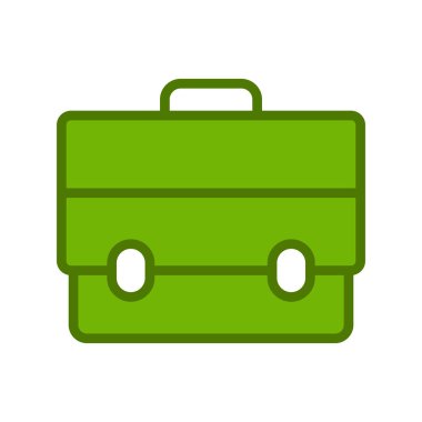 Evrak Çantası'nı basit simgesi, vektör çizim