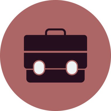 Evrak Çantası'nı basit simgesi, vektör çizim