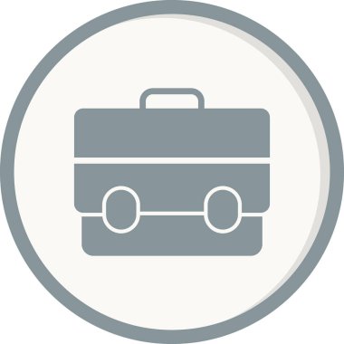 Evrak Çantası'nı basit simgesi, vektör çizim