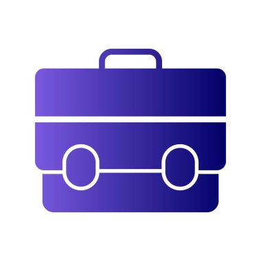 Evrak Çantası'nı basit simgesi, vektör çizim