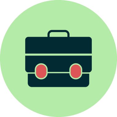 Evrak Çantası'nı basit simgesi, vektör çizim