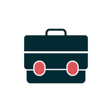 Evrak Çantası'nı basit simgesi, vektör çizim