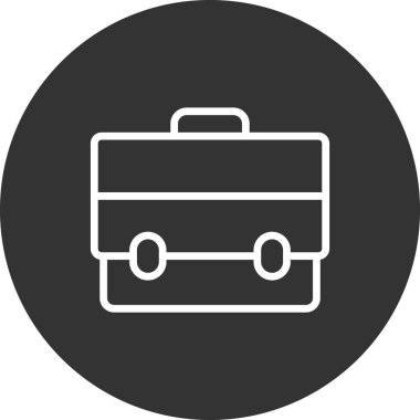 Evrak Çantası'nı basit simgesi, vektör çizim