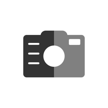 Kamera. Web simgesi basit illüstrasyon