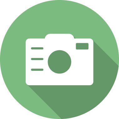 Kamera. Web simgesi basit illüstrasyon