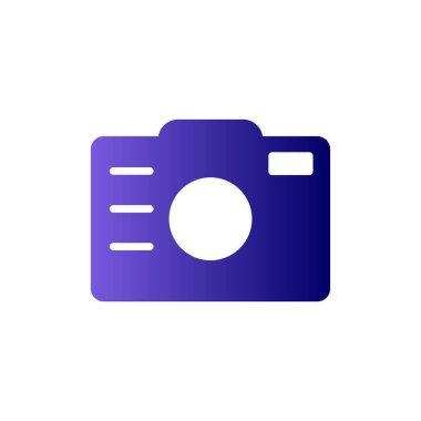 Kamera. Web simgesi basit illüstrasyon