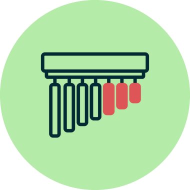 Çanlar basit simge, vektör illüstrasyonu