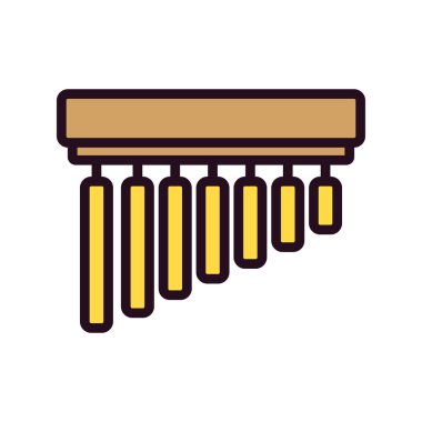 Çanlar basit simge, vektör illüstrasyonu