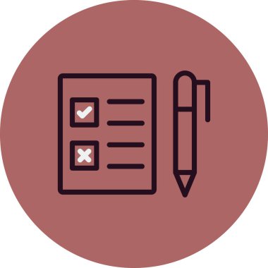 Basit bir simge, vektör illüstrasyonuName