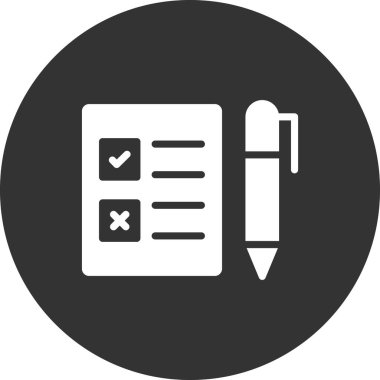 Basit bir simge, vektör illüstrasyonuName