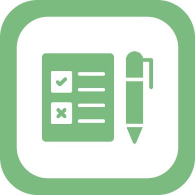 Basit bir simge, vektör illüstrasyonuName