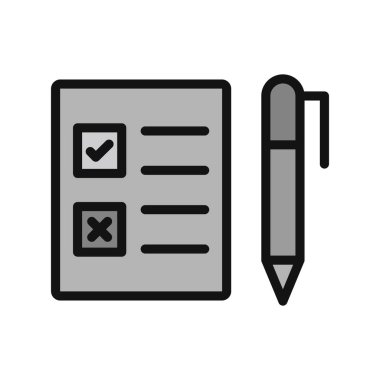 Basit bir simge, vektör illüstrasyonuName