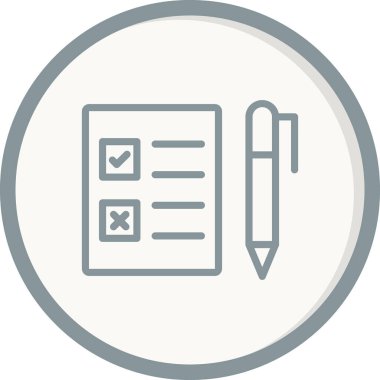 Basit bir simge, vektör illüstrasyonuName