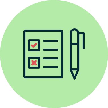 Basit bir simge, vektör illüstrasyonuName