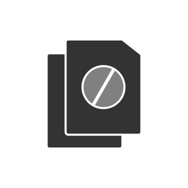 Dosya simgesi, vektör illüstrasyon tasarımı