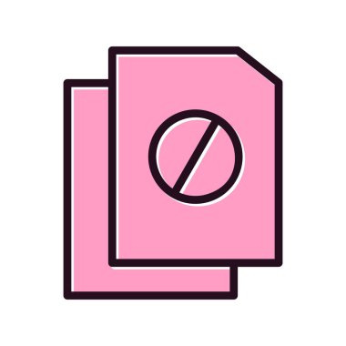 Dosya simgesi, vektör illüstrasyon tasarımı