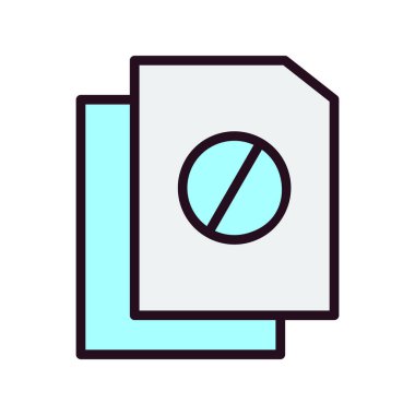 Dosya simgesi, vektör illüstrasyon tasarımı