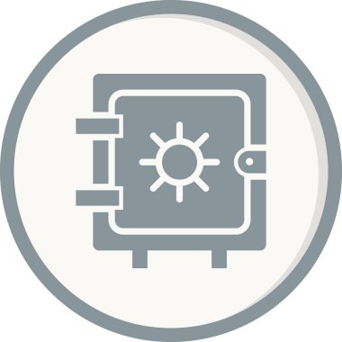 Dolap simgesi, vektör illüstrasyonu