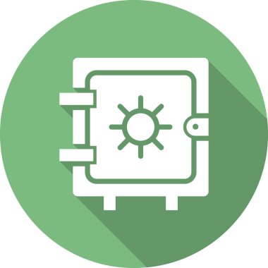 Dolap simgesi, vektör illüstrasyonu