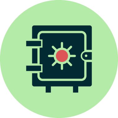 Dolap simgesi, vektör illüstrasyonu