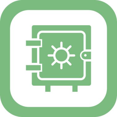 Dolap simgesi, vektör illüstrasyonu