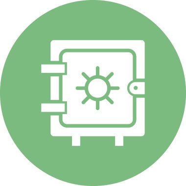 Dolap simgesi, vektör illüstrasyonu