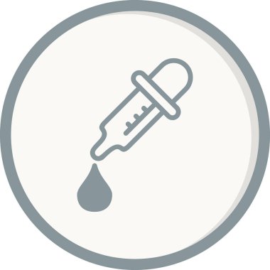 İlaç Bırakıcı basit simgesi, vektör illüstrasyonu