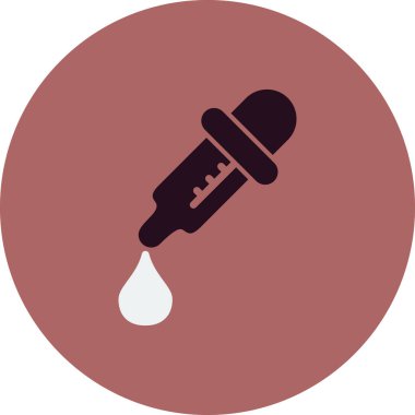 İlaç Bırakıcı basit simgesi, vektör illüstrasyonu