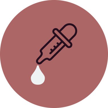 İlaç Bırakıcı basit simgesi, vektör illüstrasyonu