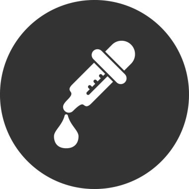 İlaç Bırakıcı basit simgesi, vektör illüstrasyonu