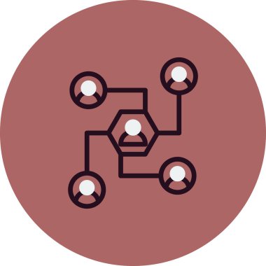 Kişisel ve ticari kullanım için ağ simgesi 