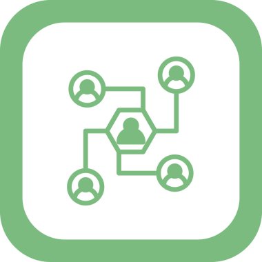 Kişisel ve ticari kullanım için ağ simgesi 