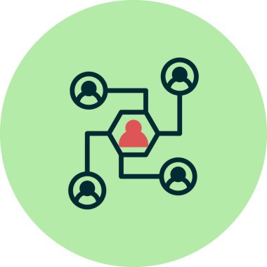 Kişisel ve ticari kullanım için ağ simgesi 