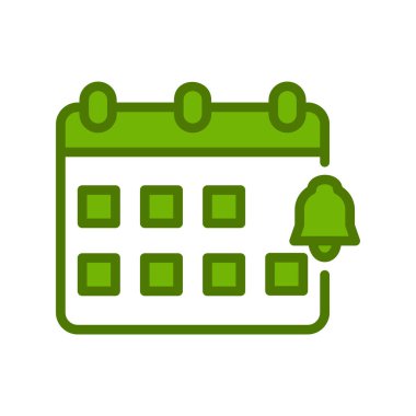 Bildirim basit simgesi, vektör illüstrasyonu