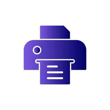 Basit simge, vektör illüstrasyonunu yazdır