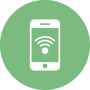 Akıllı telefon simgesi, vektör illüstrasyon tasarımı